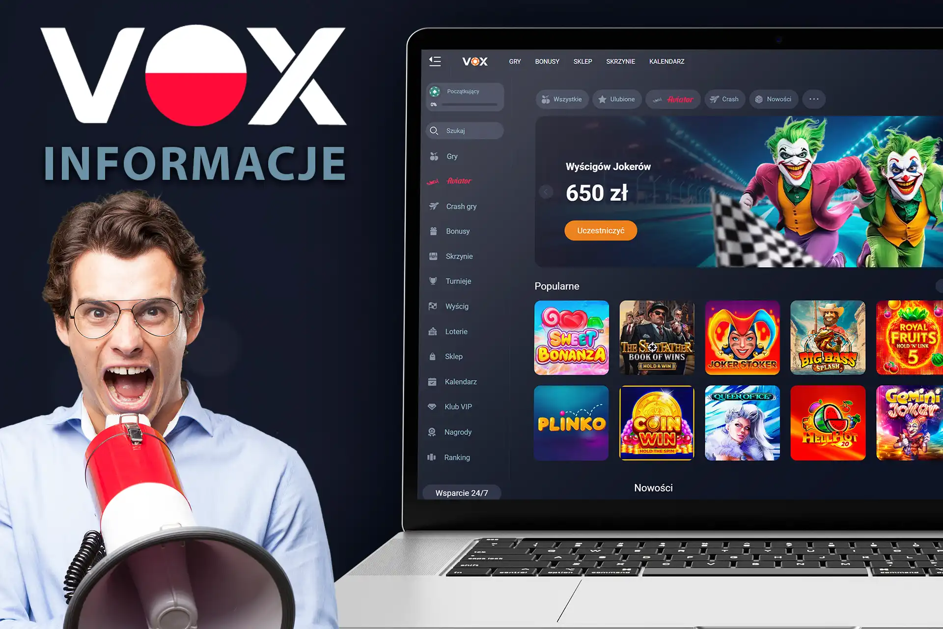 Przeczytaj podstawowe informacje o kasynie